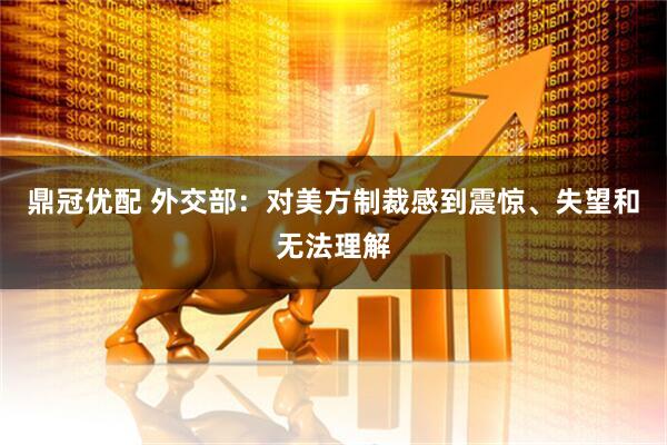鼎冠优配 外交部：对美方制裁感到震惊、失望和无法理解