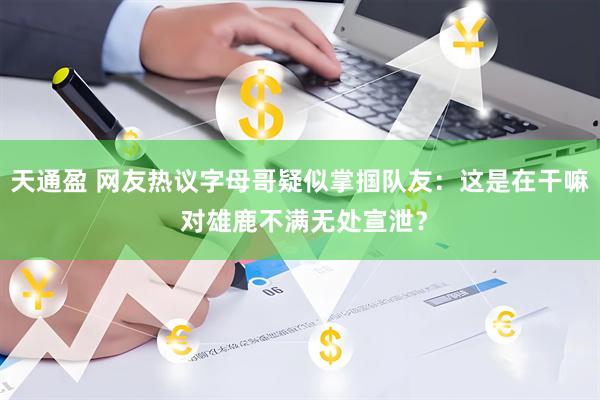 天通盈 网友热议字母哥疑似掌掴队友：这是在干嘛 对雄鹿不满无处宣泄？