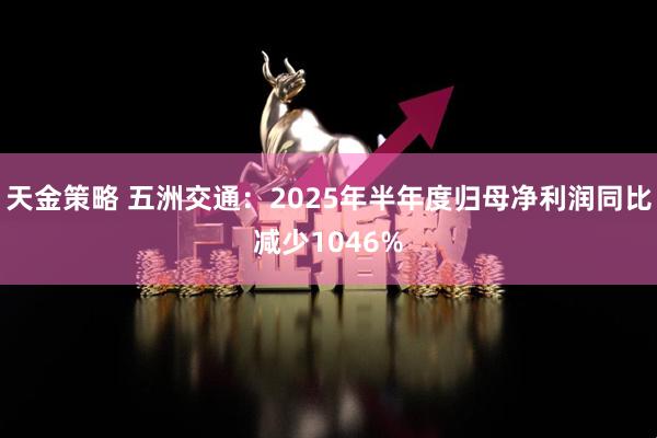 天金策略 五洲交通：2025年半年度归母净利润同比减少1046%