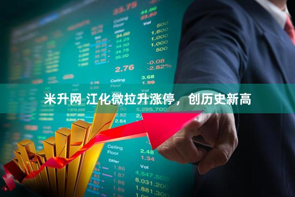 米升网 江化微拉升涨停，创历史新高